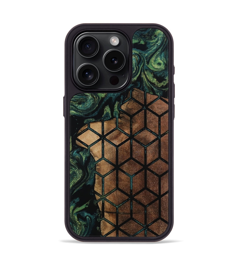 iPhone 15 Pro Wood Phone Case - Terence (Pattern, 809325)