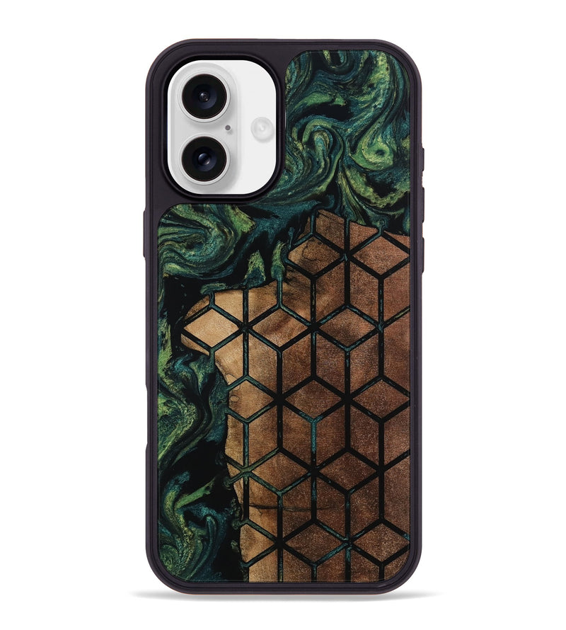 iPhone 16 Plus Wood Phone Case - Terence (Pattern, 809325)