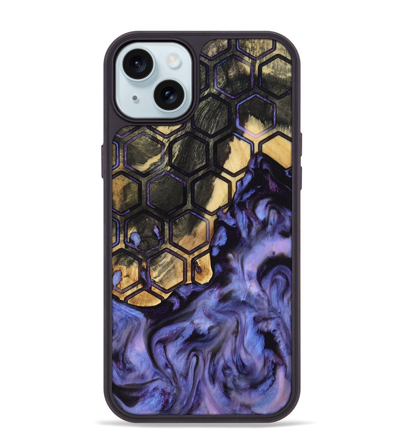 iPhone 15 Plus Wood Phone Case - Luisa (Pattern, 809326)