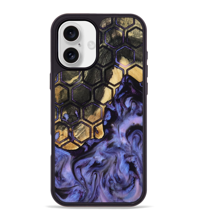 iPhone 16 Plus Wood Phone Case - Luisa (Pattern, 809326)