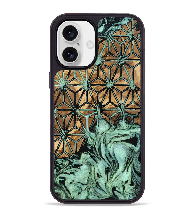iPhone 16 Plus Wood Phone Case - Corene (Pattern, 809327)