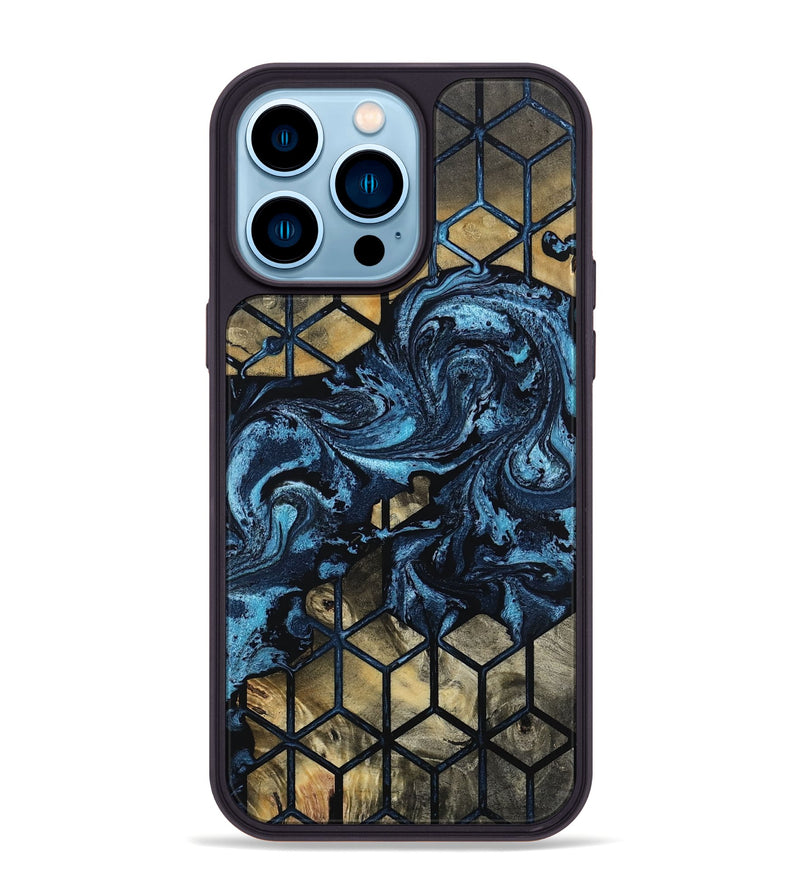 iPhone 14 Pro Max Wood Phone Case - Dilan (Pattern, 809328)