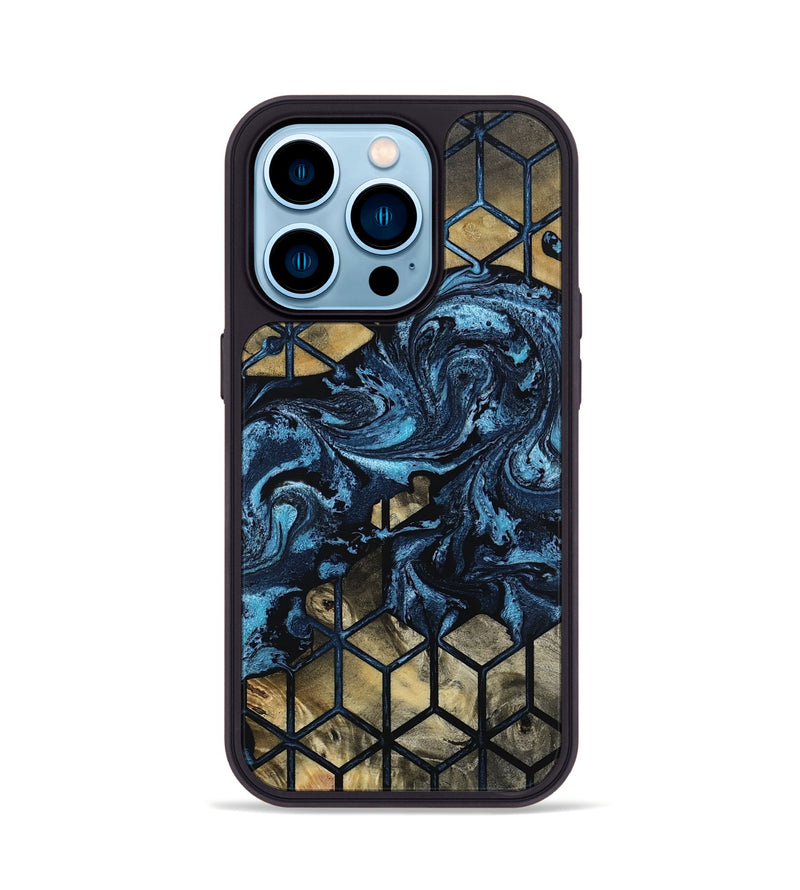 iPhone 14 Pro Wood Phone Case - Dilan (Pattern, 809328)