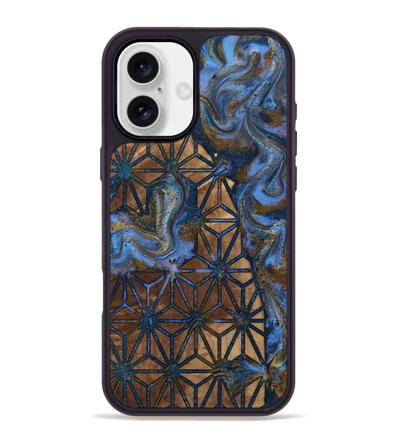 iPhone 16 Plus Wood Phone Case - Krista (Pattern, 809329)
