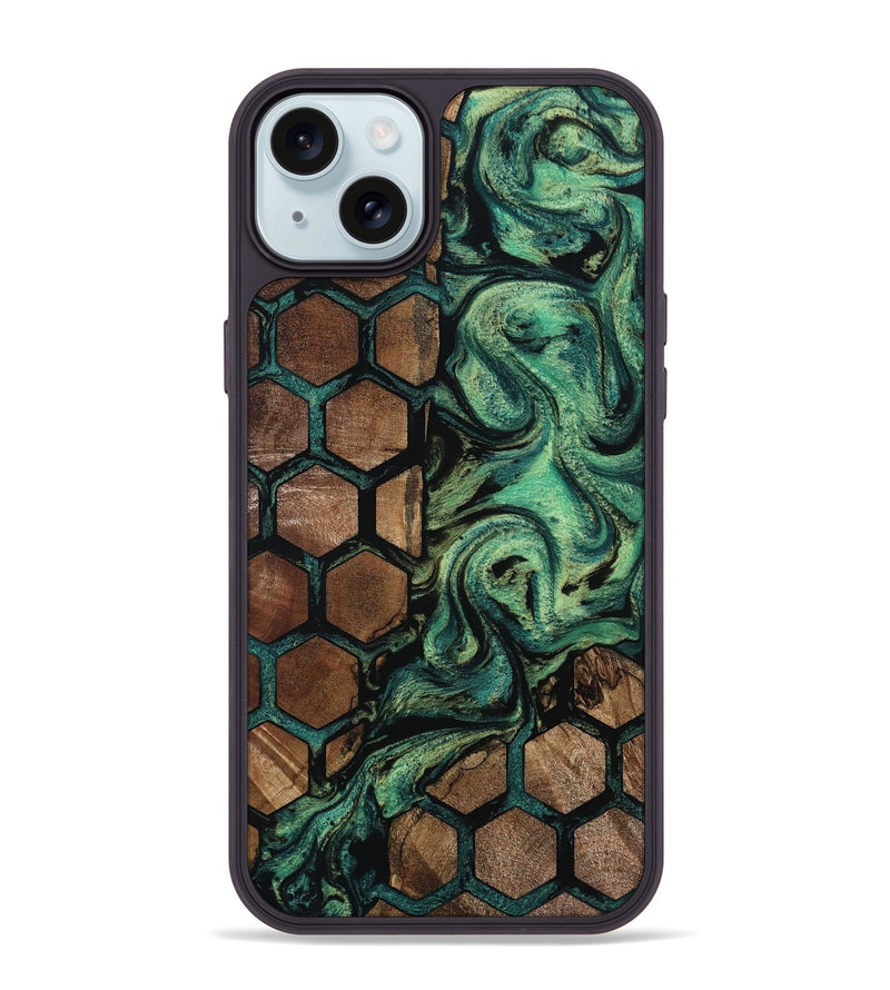 iPhone 15 Plus Wood Phone Case - Kinsey (Pattern, 809330)