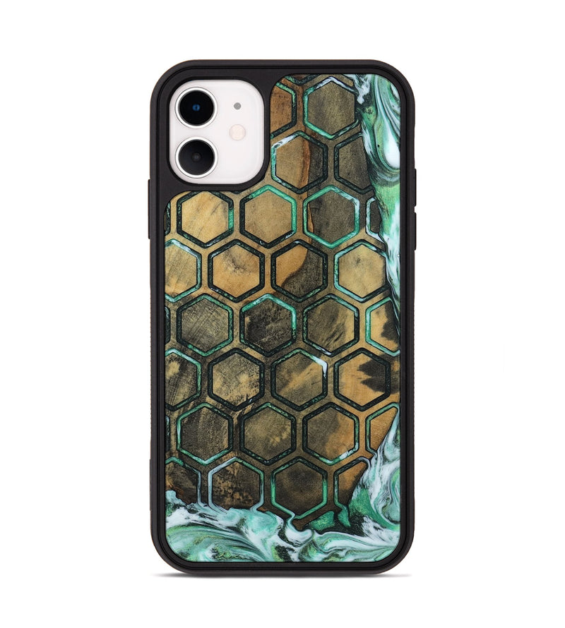 iPhone 11 Wood Phone Case - Dereck (Pattern, 809331)