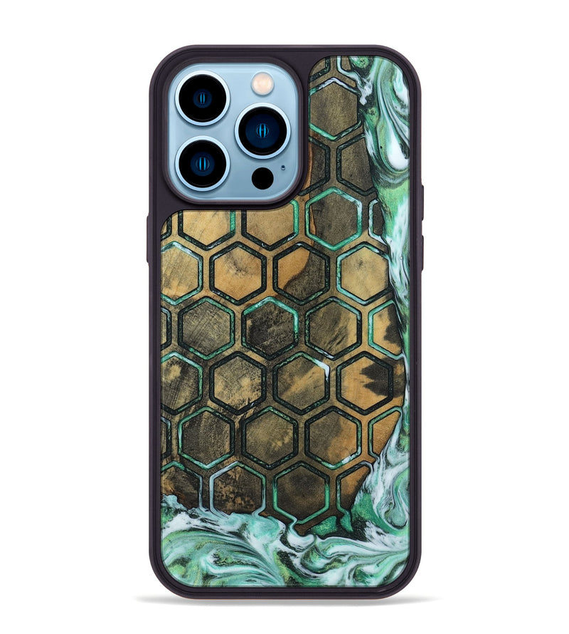 iPhone 14 Pro Max Wood Phone Case - Dereck (Pattern, 809331)