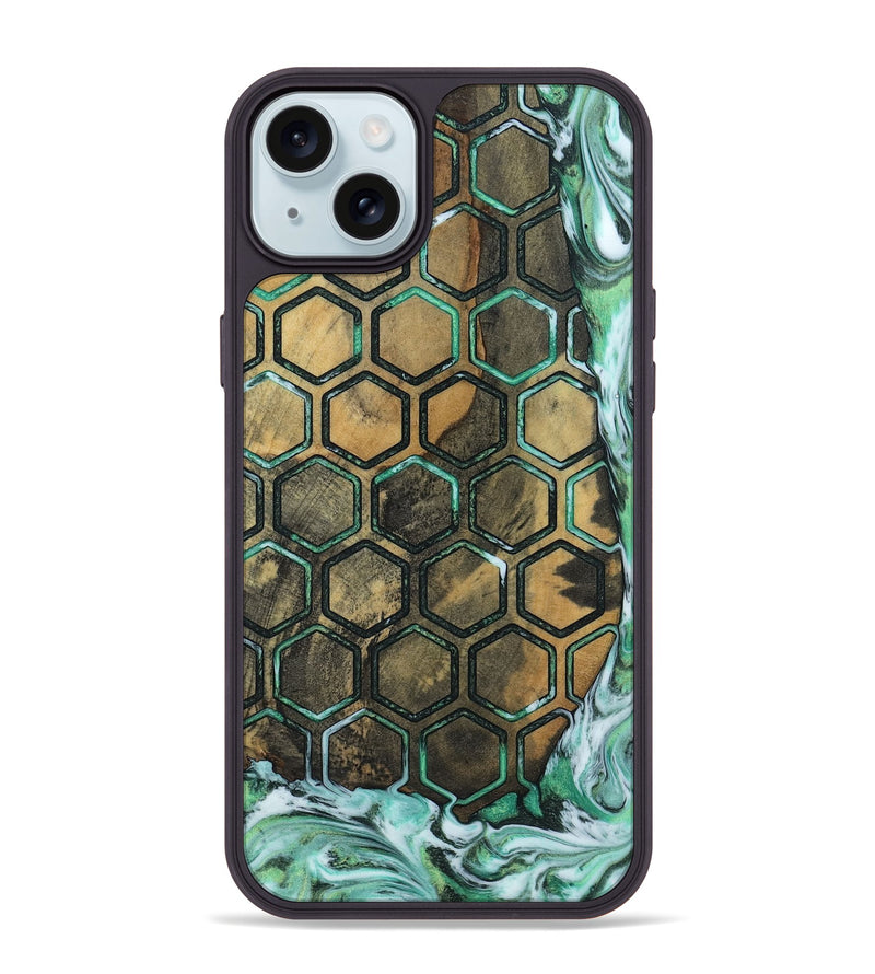 iPhone 15 Plus Wood Phone Case - Dereck (Pattern, 809331)