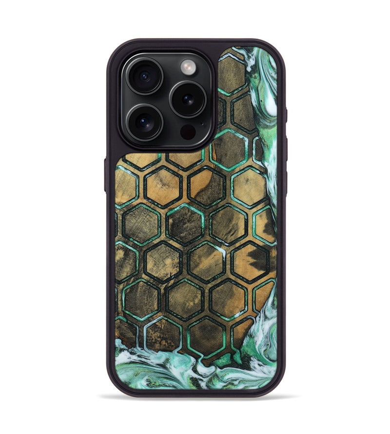 iPhone 15 Pro Wood Phone Case - Dereck (Pattern, 809331)