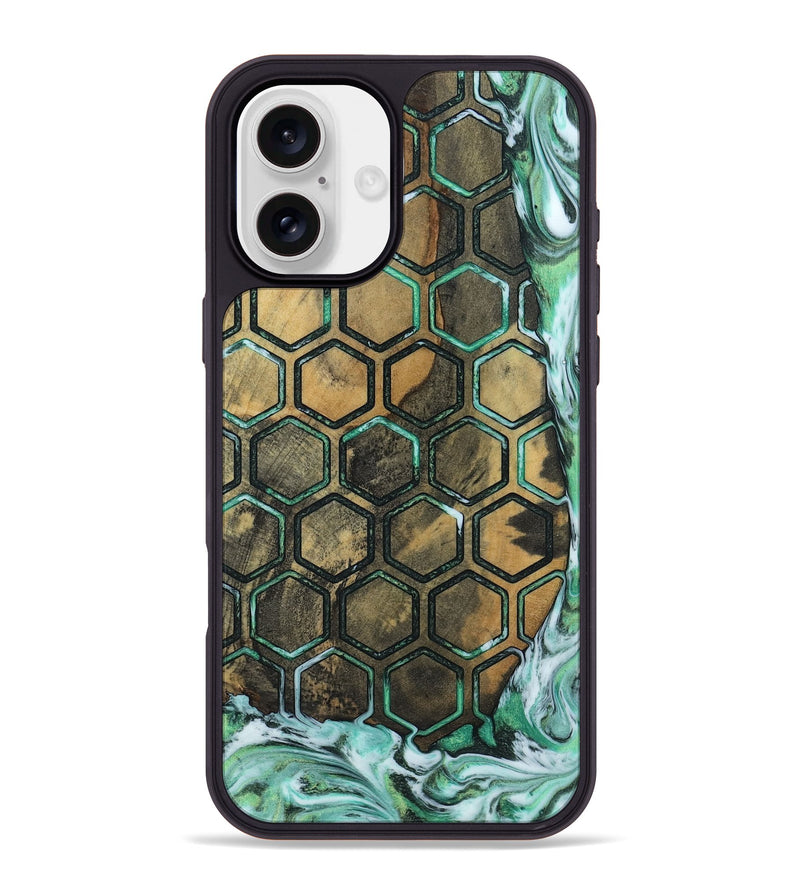 iPhone 16 Plus Wood Phone Case - Dereck (Pattern, 809331)