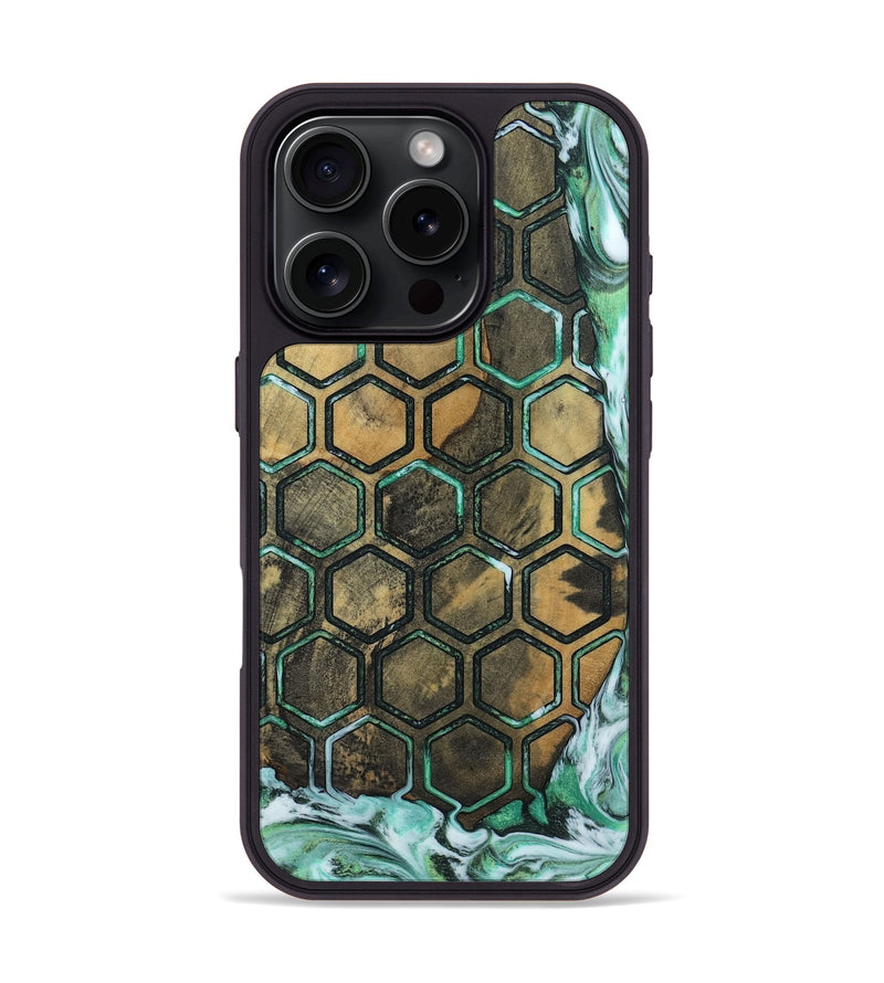 iPhone 16 Pro Wood Phone Case - Dereck (Pattern, 809331)
