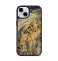 iPhone 15 Wood Phone Case - Kaitlyn (Wood Burl, 809334)