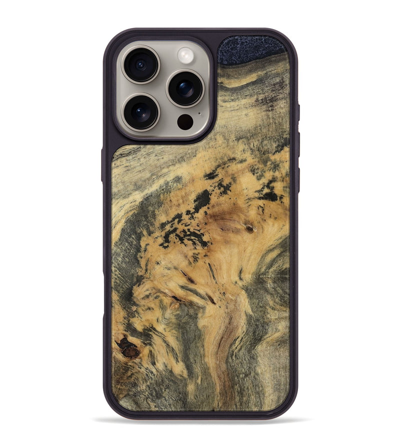 iPhone 16 Pro Max Wood Phone Case - Kaitlyn (Wood Burl, 809334)