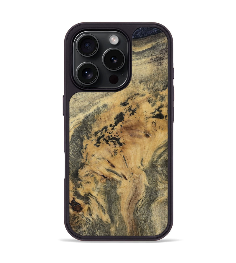 iPhone 16 Pro Wood Phone Case - Kaitlyn (Wood Burl, 809334)
