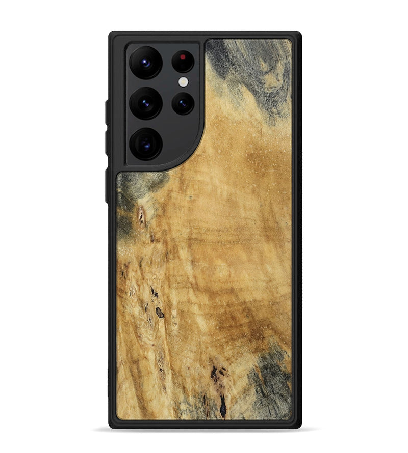 Galaxy S22 Ultra Wood Phone Case - Brandy (Wood Burl, 809336)