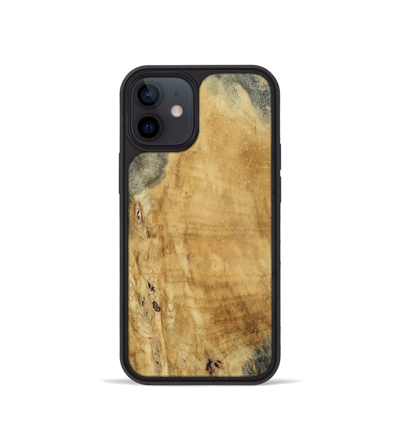 iPhone 12 mini Wood Phone Case - Brandy (Wood Burl, 809336)