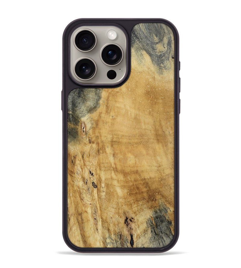 iPhone 15 Pro Max Wood Phone Case - Brandy (Wood Burl, 809336)