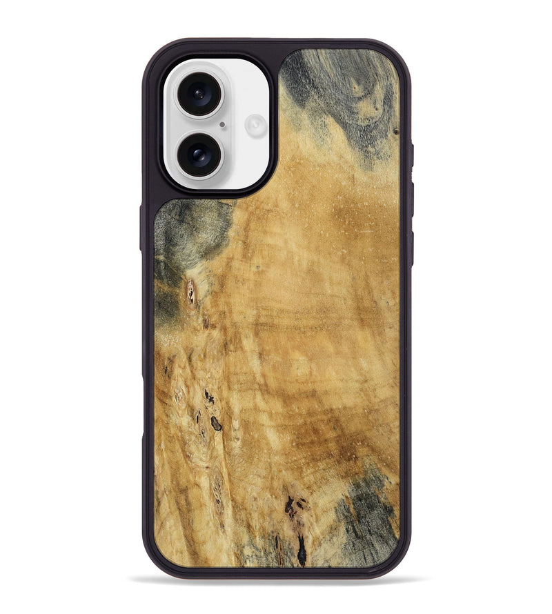 iPhone 16 Plus Wood Phone Case - Brandy (Wood Burl, 809336)