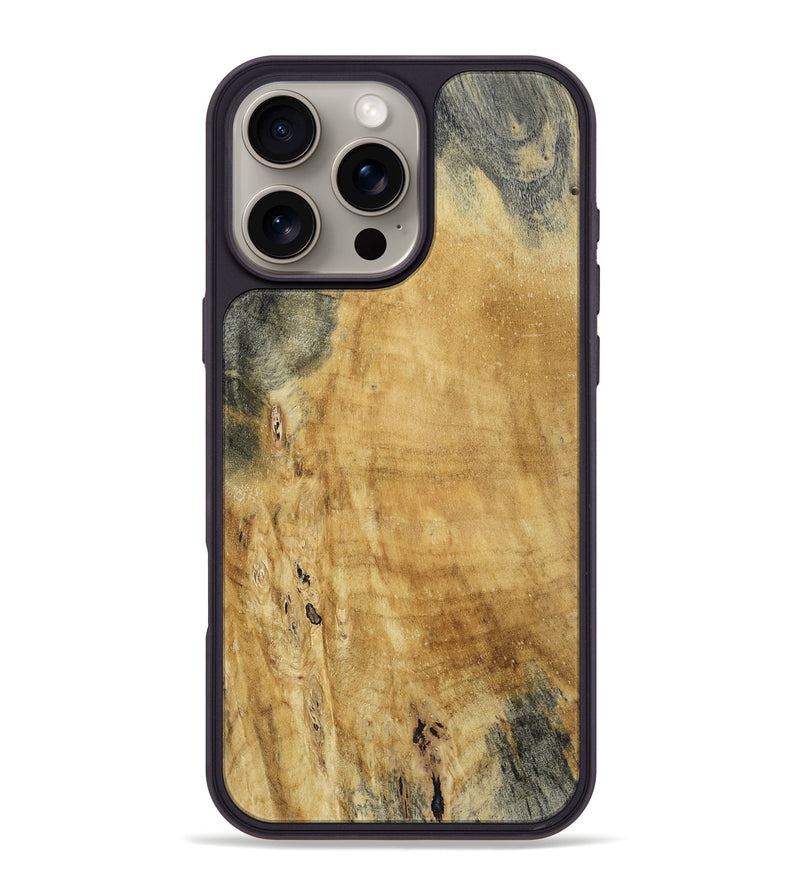 iPhone 16 Pro Max Wood Phone Case - Brandy (Wood Burl, 809336)