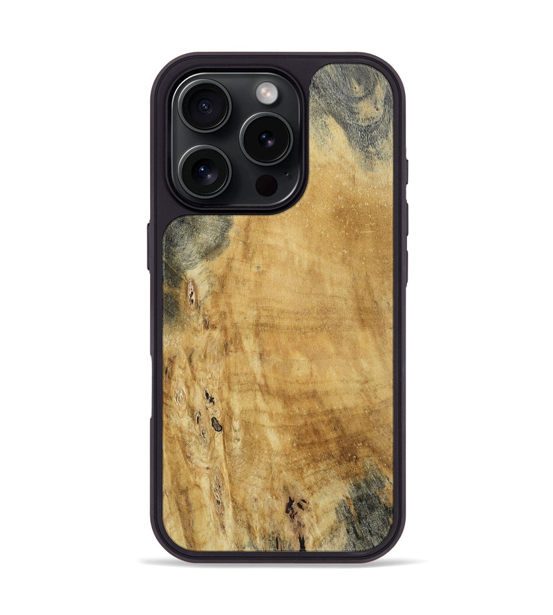iPhone 16 Pro Wood Phone Case - Brandy (Wood Burl, 809336)