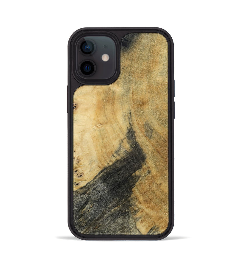 iPhone 12 Wood Phone Case - Basil (Wood Burl, 809340)