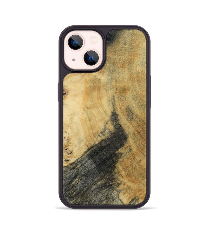 iPhone 14 Wood Phone Case - Basil (Wood Burl, 809340)