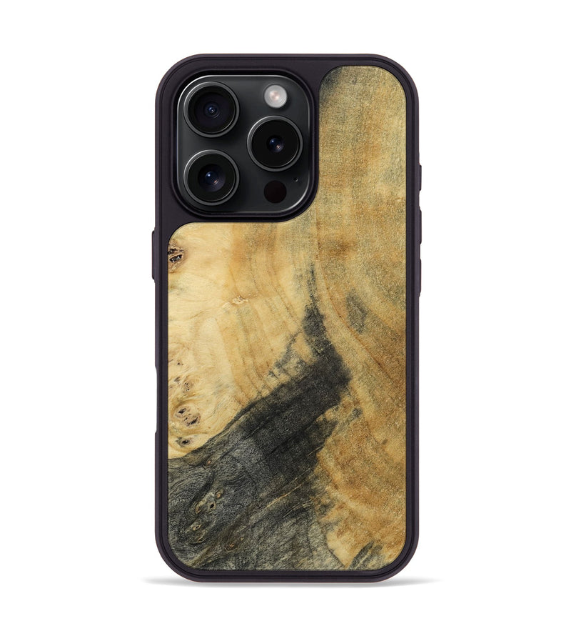 iPhone 16 Pro Wood Phone Case - Basil (Wood Burl, 809340)