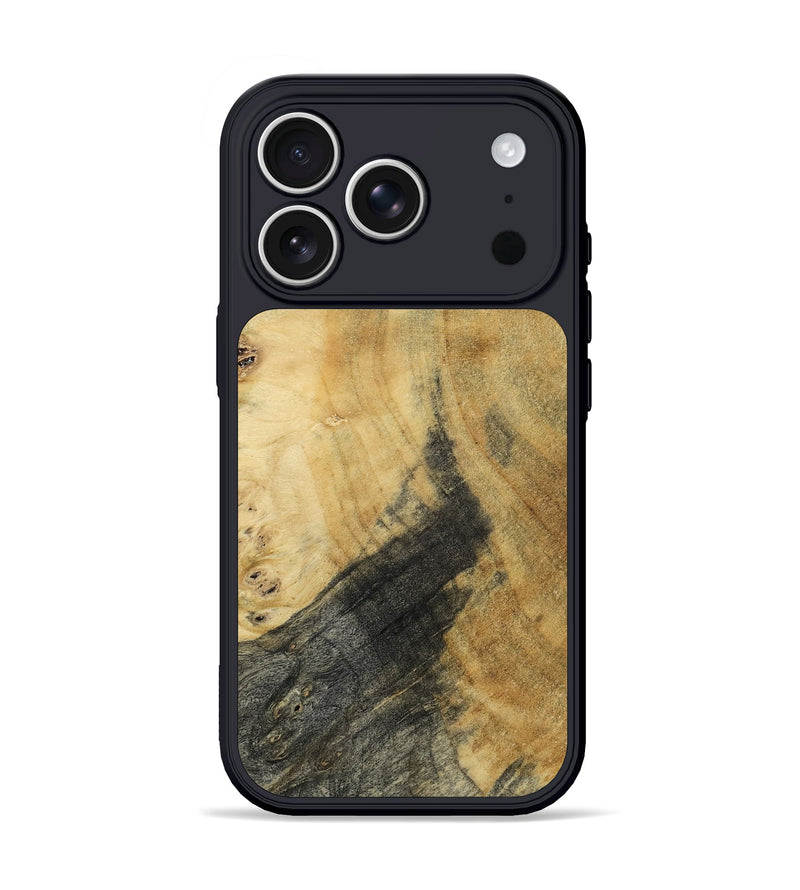 iPhone 17 Pro Wood Phone Case - Basil (Wood Burl, 809340)