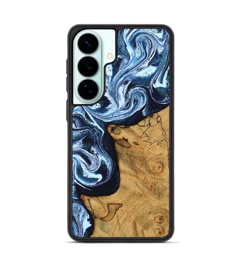 Galaxy S26 Plus Wood Phone Case - Shanon (Blue, 809343)
