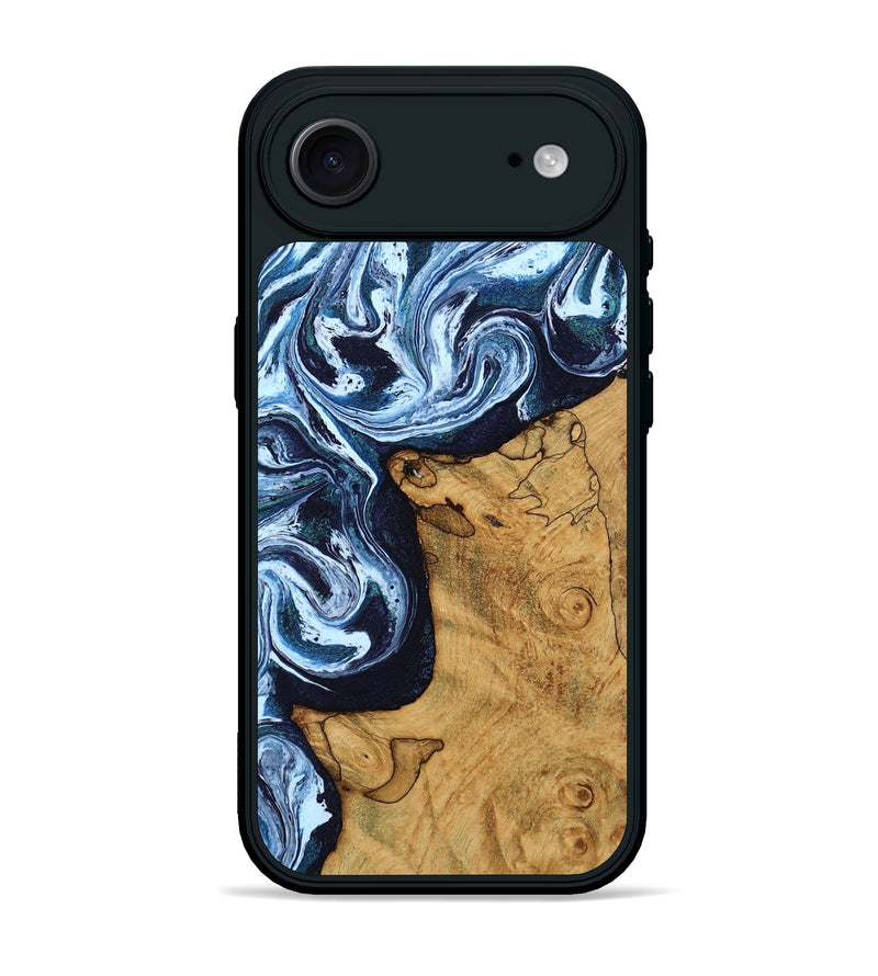iPhone 17 Air Wood Phone Case - Shanon (Blue, 809343)
