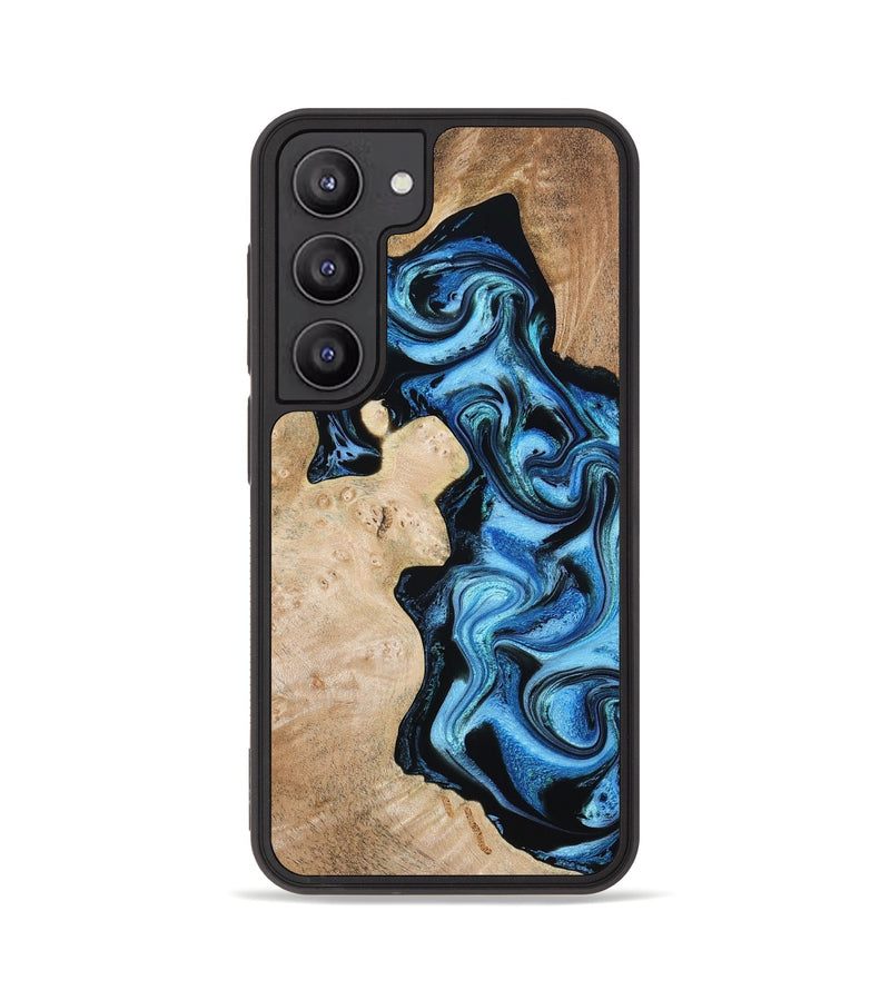 Galaxy S23 Wood Phone Case - Jaclyn (Blue, 809345)