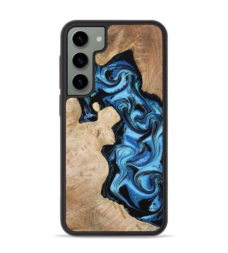 Galaxy S23 Plus Wood Phone Case - Jaclyn (Blue, 809345)