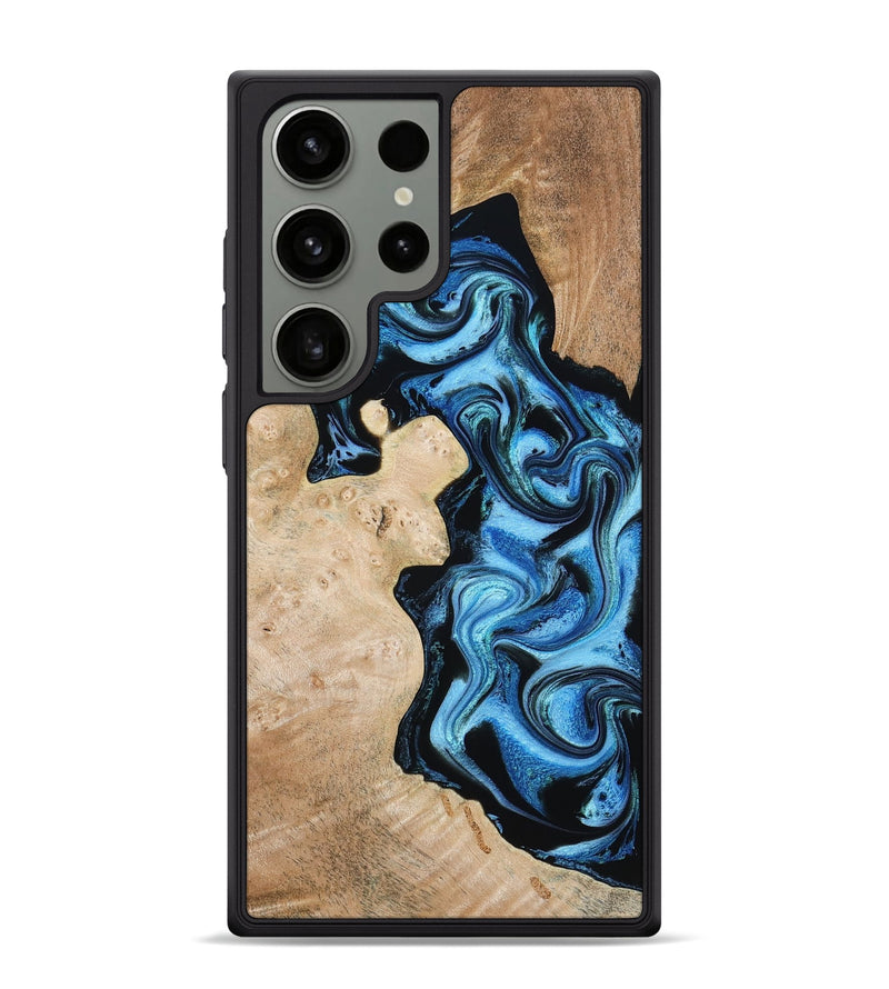 Galaxy S24 Ultra Wood Phone Case - Jaclyn (Blue, 809345)