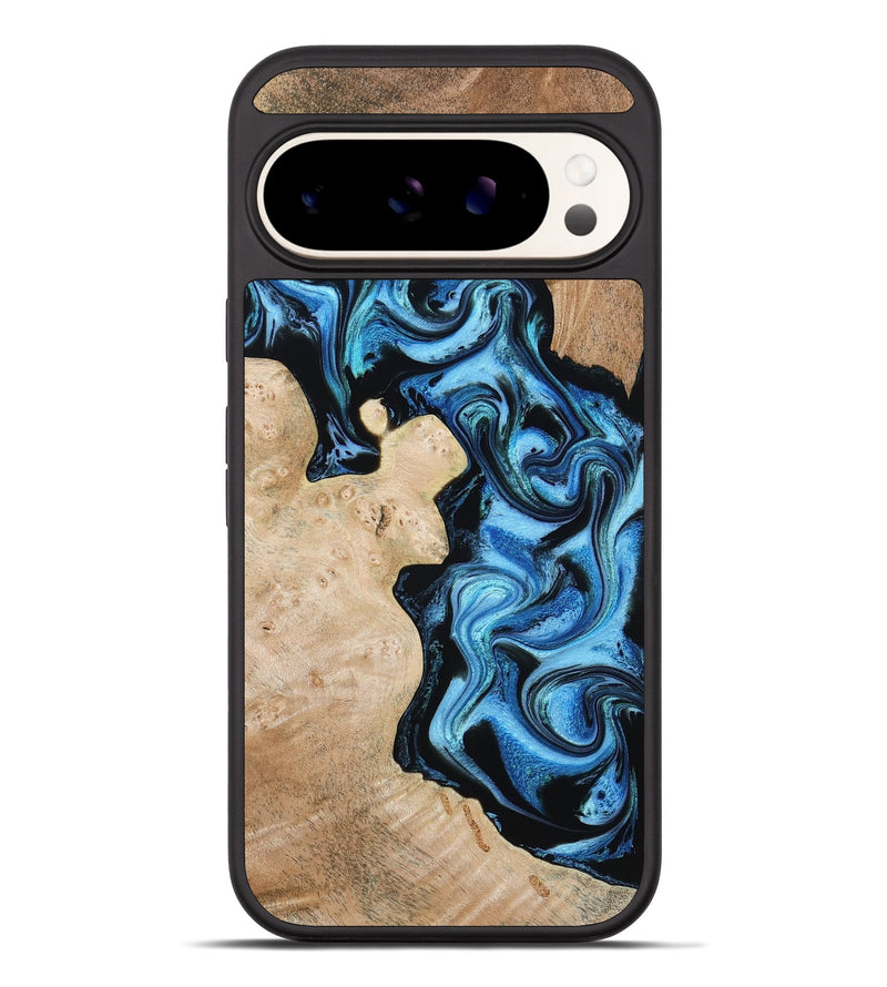 Pixel 10 Pro XL Wood Phone Case - Jaclyn (Blue, 809345)
