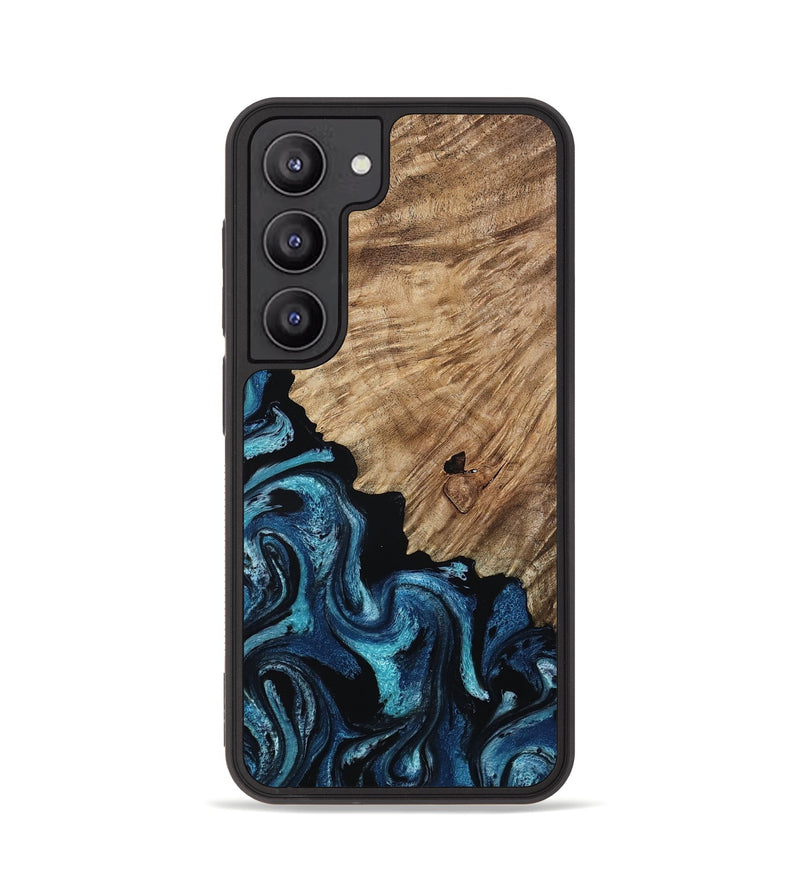 Galaxy S23 Wood Phone Case - Marlena (Blue, 809346)