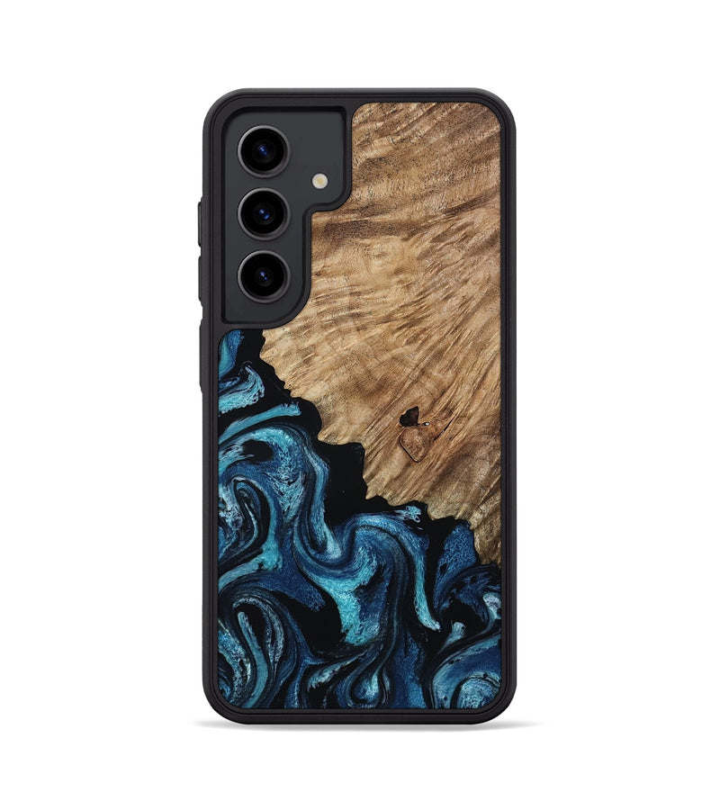 Galaxy S24 Wood Phone Case - Marlena (Blue, 809346)