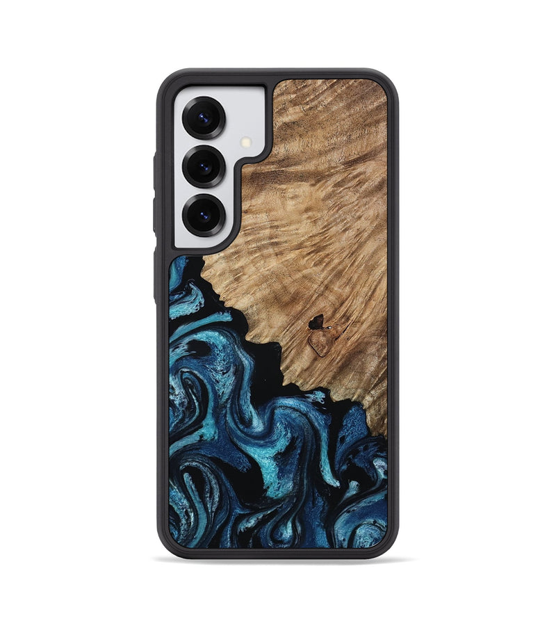 Galaxy S25 Wood Phone Case - Marlena (Blue, 809346)