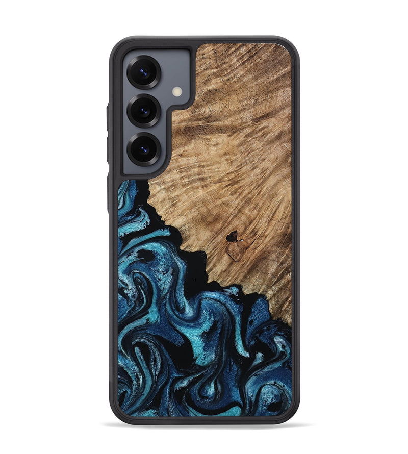 Galaxy S25 Plus Wood Phone Case - Marlena (Blue, 809346)
