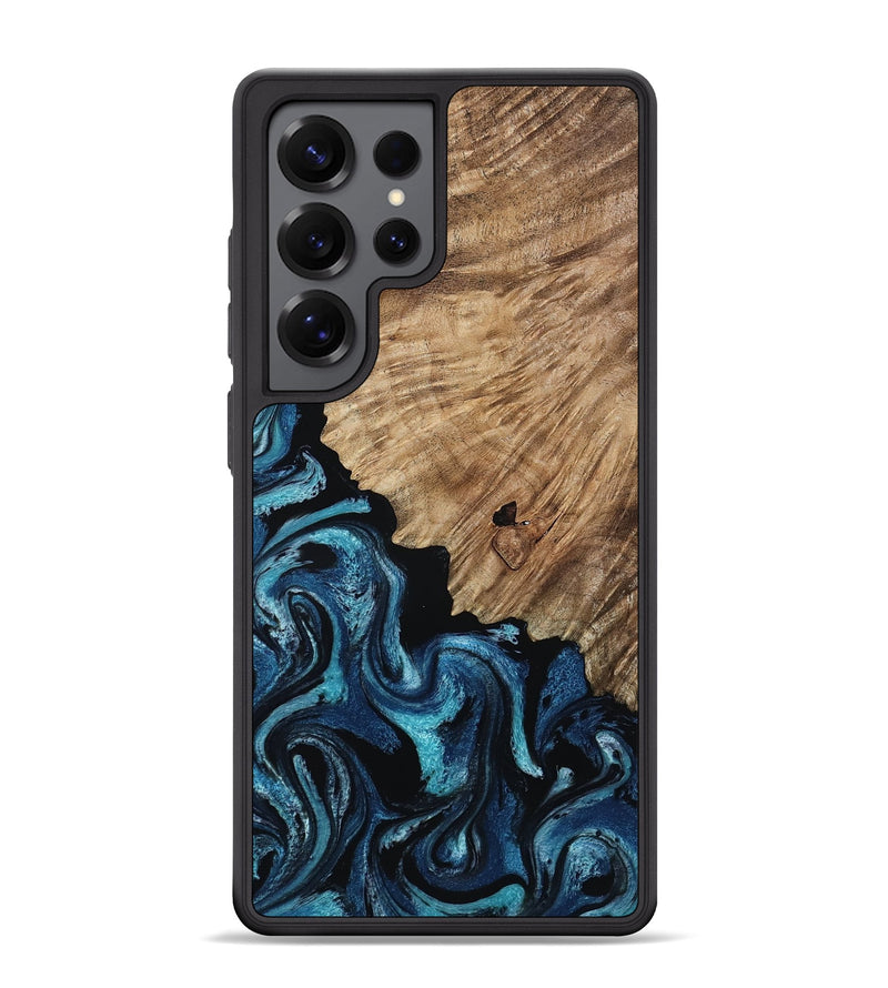 Galaxy S25 Ultra Wood Phone Case - Marlena (Blue, 809346)