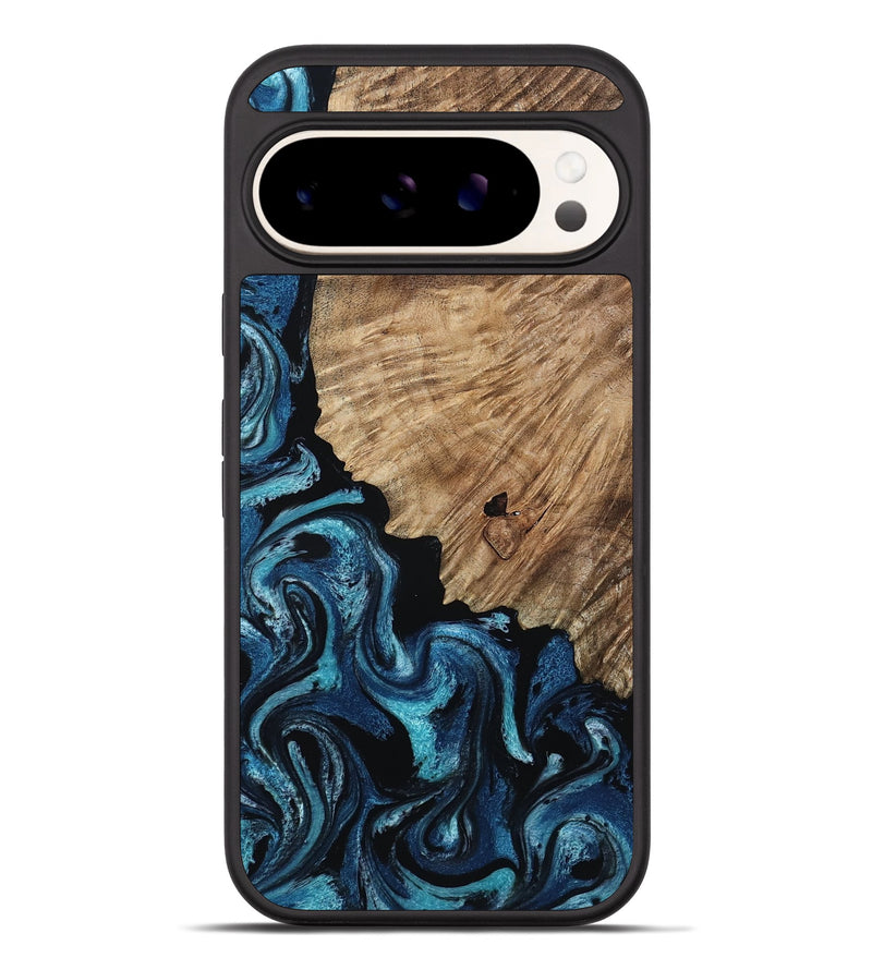 Pixel 10 Pro XL Wood Phone Case - Marlena (Blue, 809346)