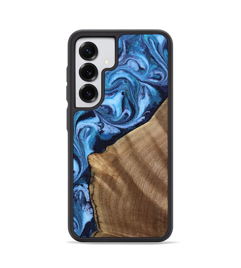 Galaxy S25 Wood Phone Case - Taytum (Blue, 809347)