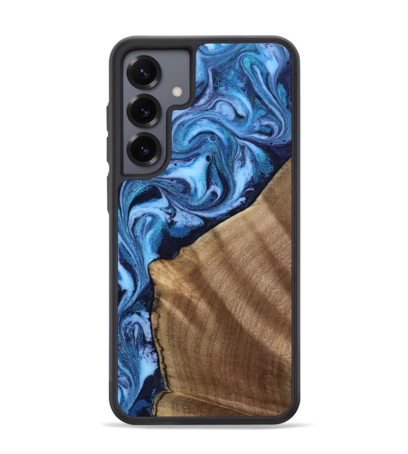 Galaxy S25 Plus Wood Phone Case - Taytum (Blue, 809347)