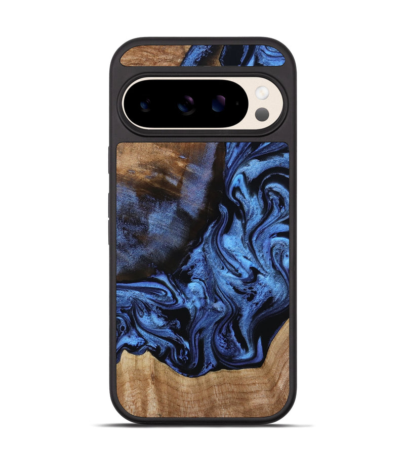 Pixel 10 Wood Phone Case - Kurt (Blue, 809348)