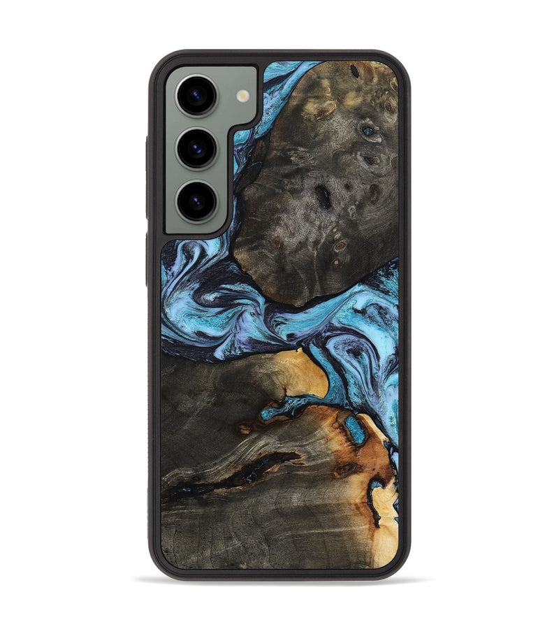 Galaxy S23 Plus Wood Phone Case - Issac (Blue, 809349)