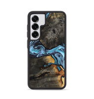 Galaxy S25 Wood Phone Case - Issac (Blue, 809349)