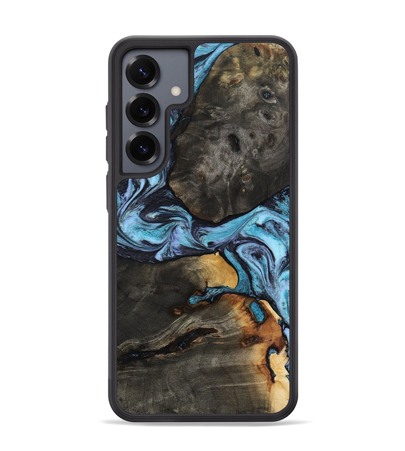 Galaxy S25 Plus Wood Phone Case - Issac (Blue, 809349)