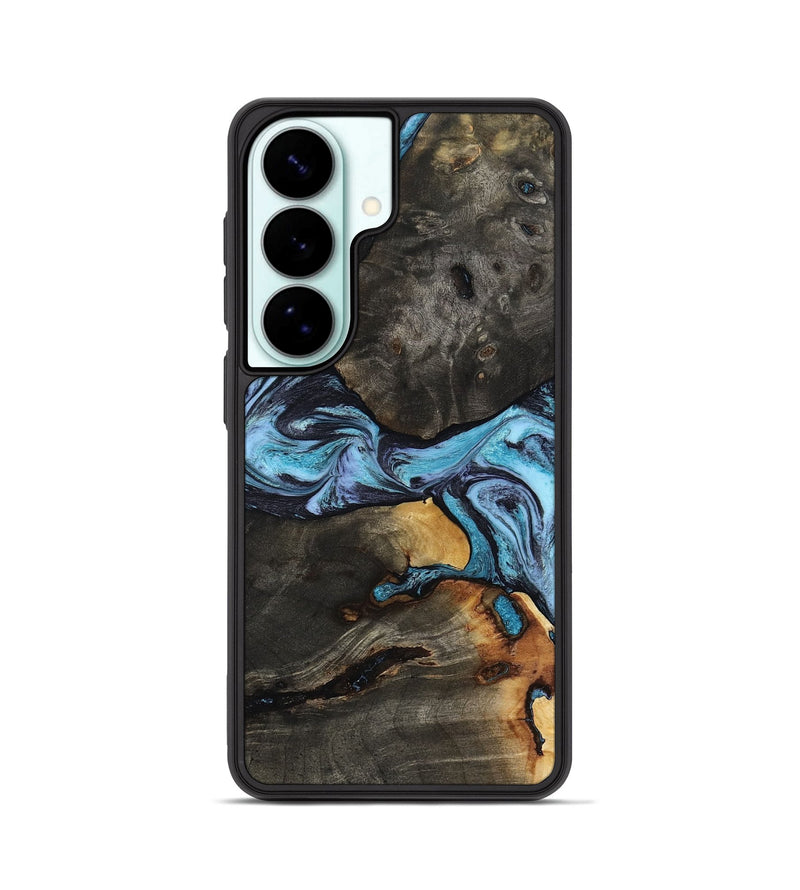 Galaxy S26 Wood Phone Case - Issac (Blue, 809349)