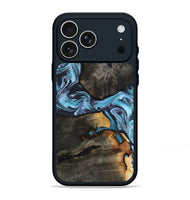 iPhone 17 Pro Max Wood Phone Case - Issac (Blue, 809349)