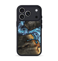 iPhone 17 Pro Wood Phone Case - Issac (Blue, 809349)