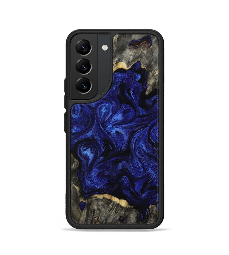 Galaxy S22 Wood Phone Case - Ernest (Blue, 809350)
